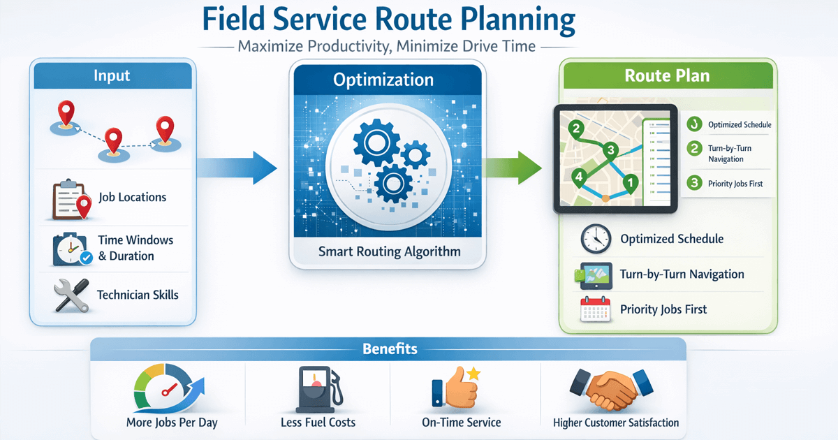 Field Service Route Planning: Technician Scheduling, Time Windows ...